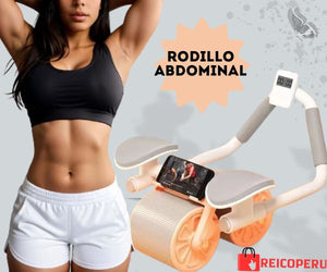 RODILLO ABDOMINAL FIT CON REBOTE AUTOMÁTICO