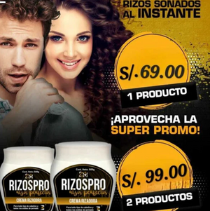 RIZOS PRO  CREMA VERDE ORIGINAL / Envío Gratis